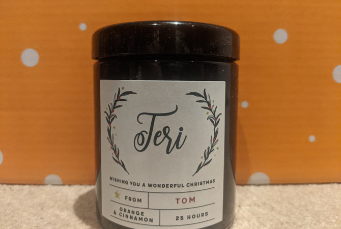personalised-candle